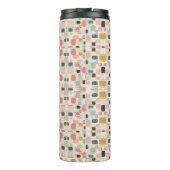 Bouteilles Isothermes Pastel Retro Pattern | Abstract Pebble & Pod (Dos)