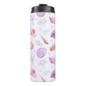 Bouteilles Isothermes Pastel Seashell & Pearl Ocean Aesthetic (Devant)