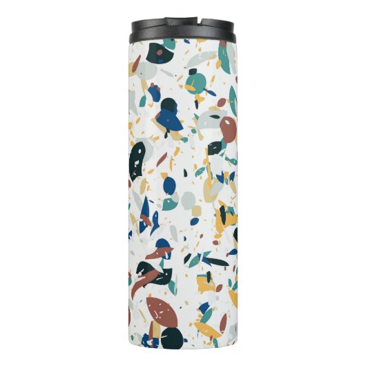 Bouteilles Isothermes Pastel Terrazzo : Motif Abstrait moderne. (Dos)