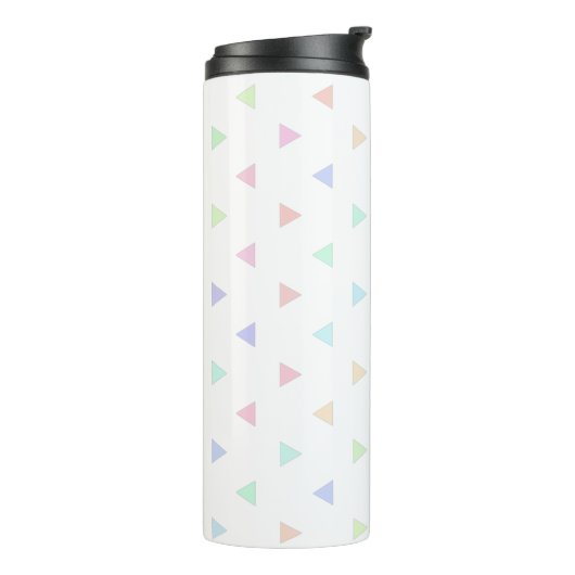 Bouteilles Isothermes Pastel Triangles Motif Multicolor (Tourné sur la gauche)
