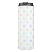 Bouteilles Isothermes Pastel Triangles Motif Multicolor (Dos)
