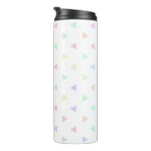Bouteilles Isothermes Pastel Triangles Motif Multicolor (Tourné sur la droite)