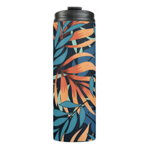 Bouteilles Isothermes Pastel Tropical Botanical Abstrait