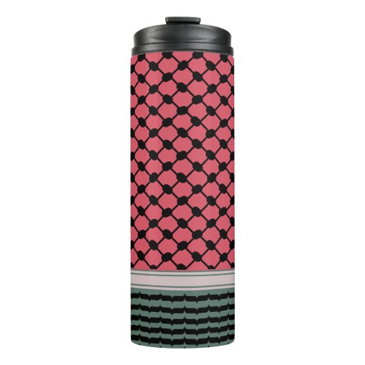 Bouteilles Isothermes Pastèque palestinienne Hatta Keffiyeh Kufiya Folk (Devant)
