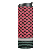 Bouteilles Isothermes Pastèque palestinienne Hatta Keffiyeh Kufiya Folk (Tourné sur la gauche)