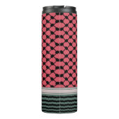 Bouteilles Isothermes Pastèque palestinienne Hatta Keffiyeh Kufiya Folk (Dos)