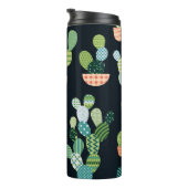 Bouteilles Isothermes Patchwork Cactus Plantes Motif sans couture (Tourné sur la droite)