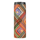 Bouteilles Isothermes Patchwork Design avec Carrés aztèques. (Dos)