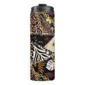 Bouteilles Isothermes Patchwork Leopard : Ethnic Lining Design. (Devant)