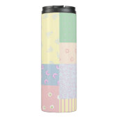 Bouteilles Isothermes Patchwork Pastel (Dos)