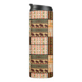 Bouteilles Isothermes Patchwork seamless african ornamental pattern text (Tourné sur la droite)