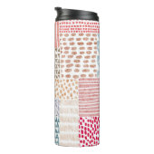 Bouteilles Isothermes Patchwork Style mignon Motif Doodé (Tourné sur la droite)