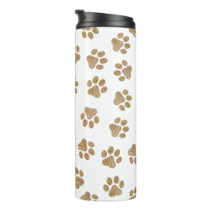 Bouteilles Isothermes Pâtes de chien, Pâtes de chien, Pâtes d'or orange