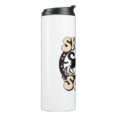 Bouteilles Isothermes Patinage et patinage - Belle Roulette de Chat Noir (Tourné sur la gauche)