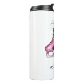 Bouteilles Isothermes Patinage sur glace rose, Noël (Tourné sur la gauche)