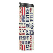 Bouteilles Isothermes Patriote américain (Tourné sur la droite)