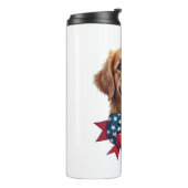 Bouteilles Isothermes Patriotic Golden Retriever Lover Vintage Shirt (Tourné sur la gauche)