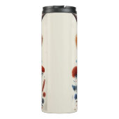 Bouteilles Isothermes Patriotique Highland Cow Celebration Art (Dos)