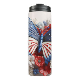 BOUTEILLES ISOTHERMES PATRIOTIQUE ROUGE BLANC BLEUE USA BOUTTERFER