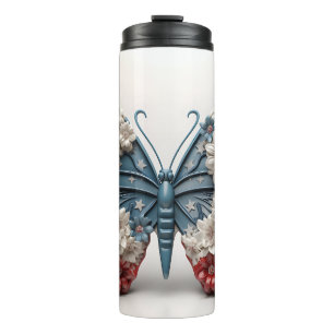 BOUTEILLES ISOTHERMES PATRIOTIQUE ROUGE BLANC BLEUE USA BOUTTERFER
