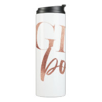 Patronne | Rose Gold Texte Noir |