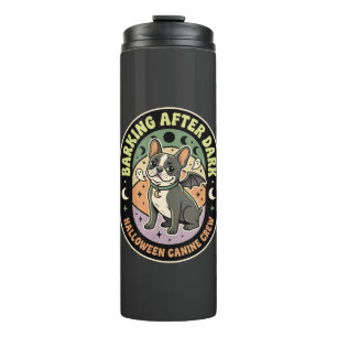 Bouteilles Isothermes Patrouille de nuit de French Bulldog d'Halloween
