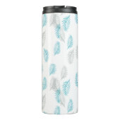 Bouteilles Isothermes Pattern Blue & Gray Leaves (Dos)