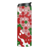 Bouteilles Isothermes Patters de Groovy Funky Mod Retro Christmas (Tourné sur la gauche)