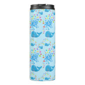 Bouteilles Isothermes Patterson monogram bleu de Whale (Dos)
