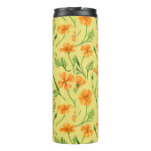 Bouteilles Isothermes Pavot de Californie, fleurs d'été, orange wil (Dos)