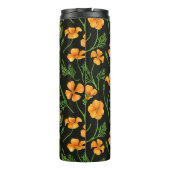 Bouteilles Isothermes Pavot de Californie, fleurs d'été, orange wil (Dos)