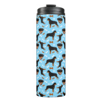 Pawprint Motif Rottweiler