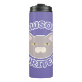 Bouteilles Isothermes Pawsome Writer Fun Kitty Caractère Design (Devant)