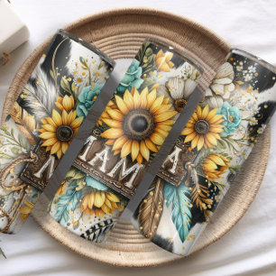 Bouteilles Isothermes pays Mama Sunflower parties scintillant d'impressi