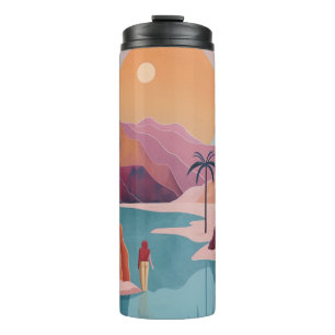 Bouteilles Isothermes Paysage Abstrait de Boho (18)