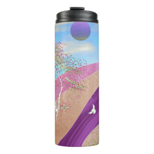 Bouteilles Isothermes Paysage de floraison printanière