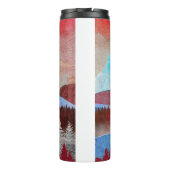 Bouteilles Isothermes Paysage de l'aigle d'argent (Dos)