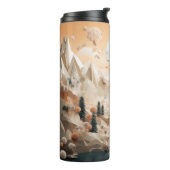 Bouteilles Isothermes paysage de montagnes 3d (Tourné sur la gauche)