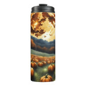 Bouteilles Isothermes Paysage d'Halloween (Devant)