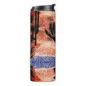 Bouteilles Isothermes Paysage du désert du sud-ouest de Kokopelli (Tourné sur la gauche)