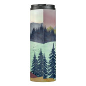 Bouteilles Isothermes Paysage du lac Red Sky (Dos)