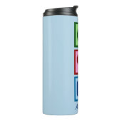 Bouteilles Isothermes Peace Love OT ergothérapie (Tourné sur la gauche)