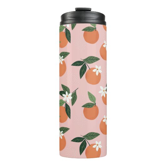 Bouteilles Isothermes Peach Orange Juice Motif (Devant)