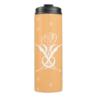Peach Retro White Flourd Rose