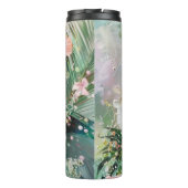 Bouteilles Isothermes Peach rose Hibiscus tropical Anniversaire floral (Dos)