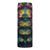 Bouteilles Isothermes Peacock 3D coloré et exotique (Dos)