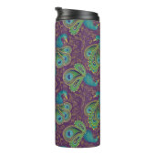 Bouteilles Isothermes Peacock Paisley Royal Purple Monogram (Tourné sur la droite)