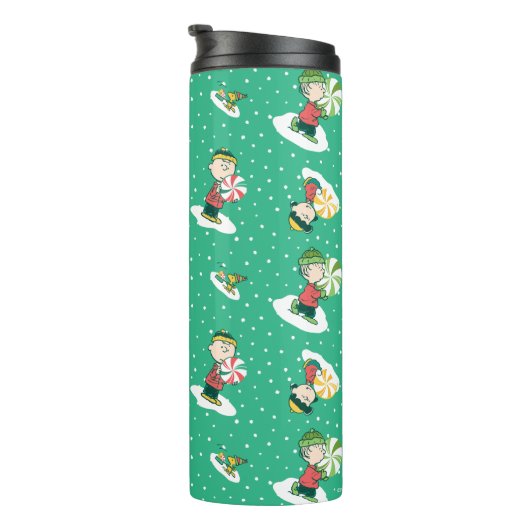 Bouteilles Isothermes Peanuts Peppermint Dreams Snowflake Motif (Tourné sur la droite)