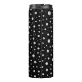 Bouteilles Isothermes Pearl Pattern on Black Background (Dos)