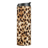 Bouteilles Isothermes Peau de léopard, authentique Motif de la faune. (Tourné sur la gauche)